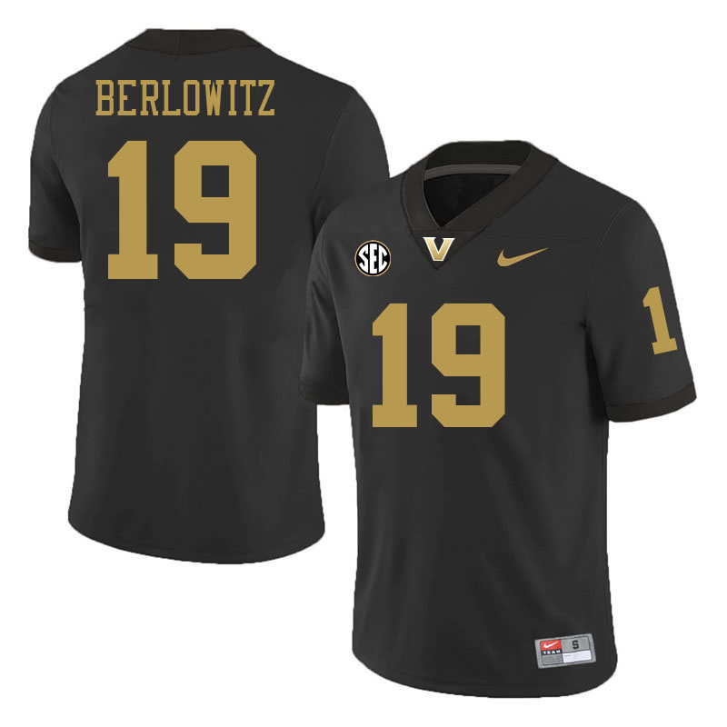 Blaze Berlowitz Jersey, Vanderbilt Commodores #19 Blaze Berlowitz Football Jersey, Uniforms-Alternat Blaze Berlowitz Jersey, Vanderbilt Commodores #19 Blaze Berlowitz Football Jersey, Uniforms-Alternat